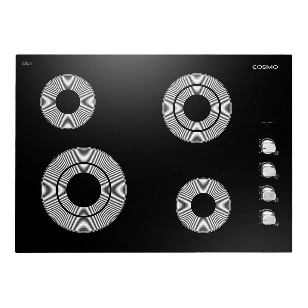 30 in. Electric Ceramic Glass Cooktop & Microwave Set O223