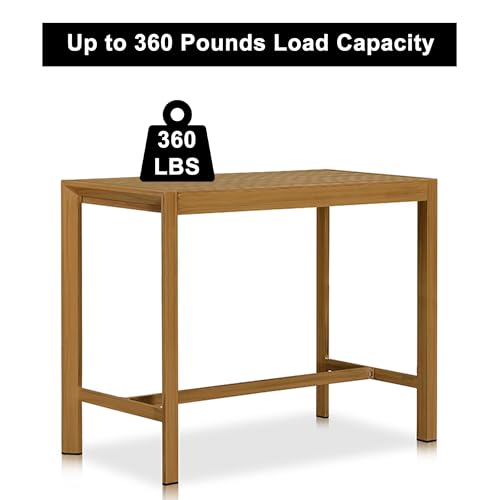 3 Pieces Outdoor Counter Height Bar Stools Set G460279
