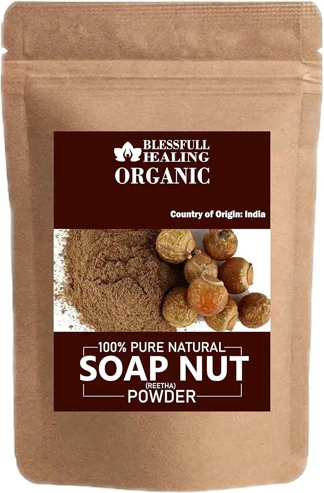Organic Soap Nut Powder 100% Pure Natural 200 Gram / 7.05 oz H378174