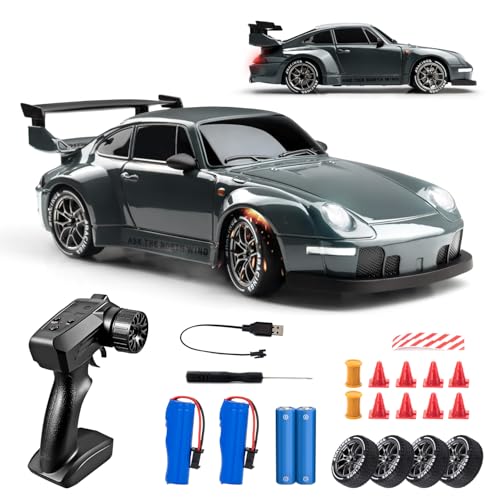 1:24 Scale 2.4GHz 4WD Remote Control Drift Car with LED Lights B5096