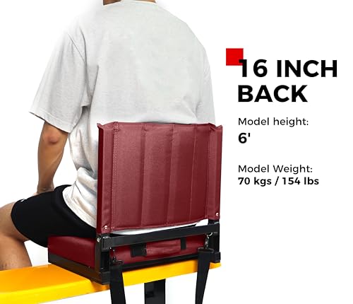 Stadium Seats with Back Support and Cushion K942
