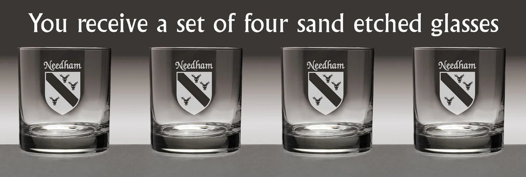 Irish Coat of Arms Tumbler Glasses Set of 4 J71437