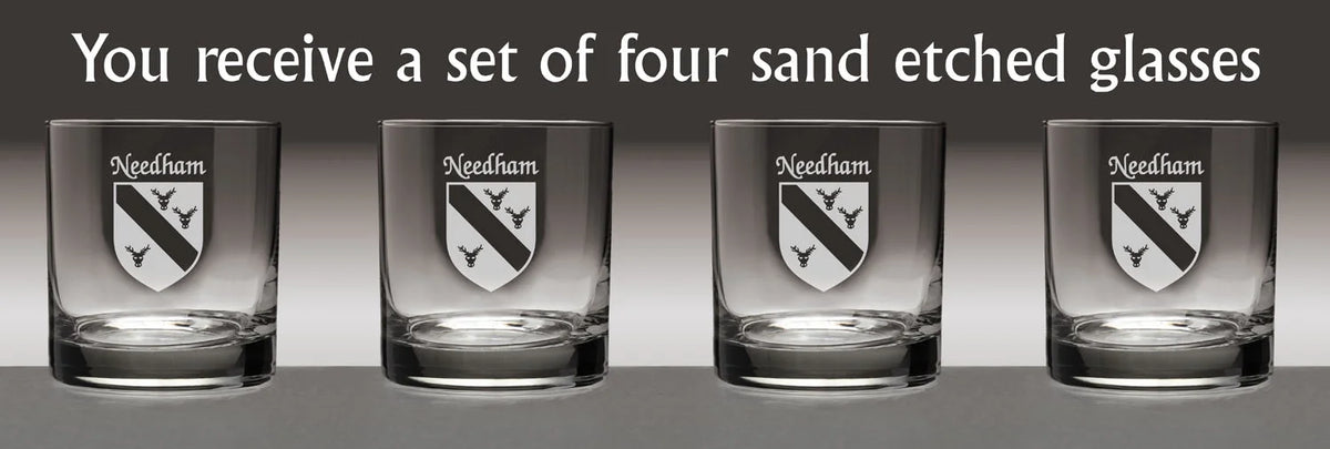 Irish Coat of Arms Tumbler Glasses Set of 4 J71437