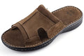 Men's Memory Foam Leather Slide Sandals D470