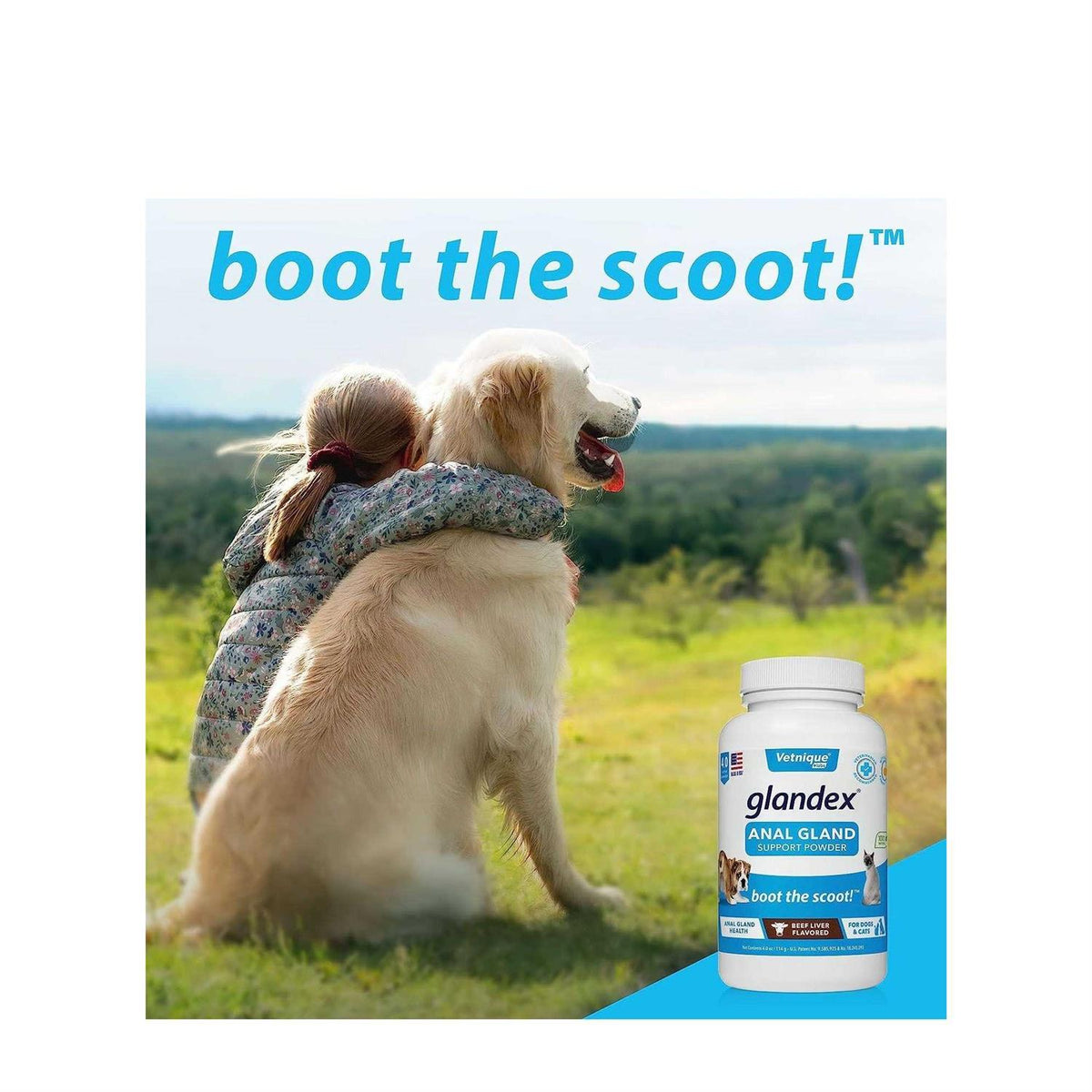 Anal Gland Support Powder for Dogs & Cats T965685