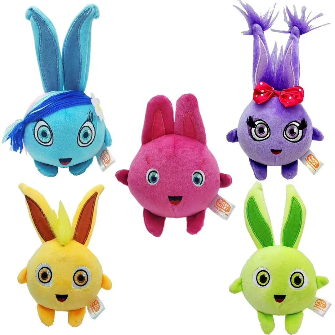 5Pcs Soft Plush Rabbit Stuffed Animal Toy Set S15811