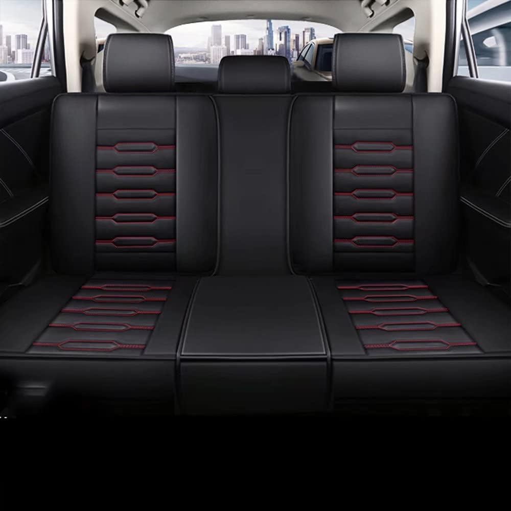 Custom Fit Faux Leather Car Seat Protector Full Set Z919553