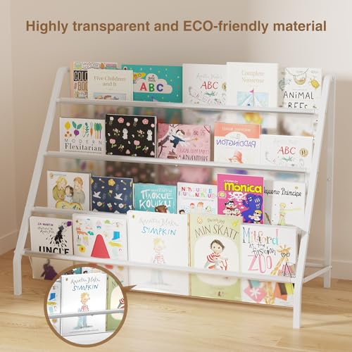 4 Tier Metal Kids Bookshelf V404271