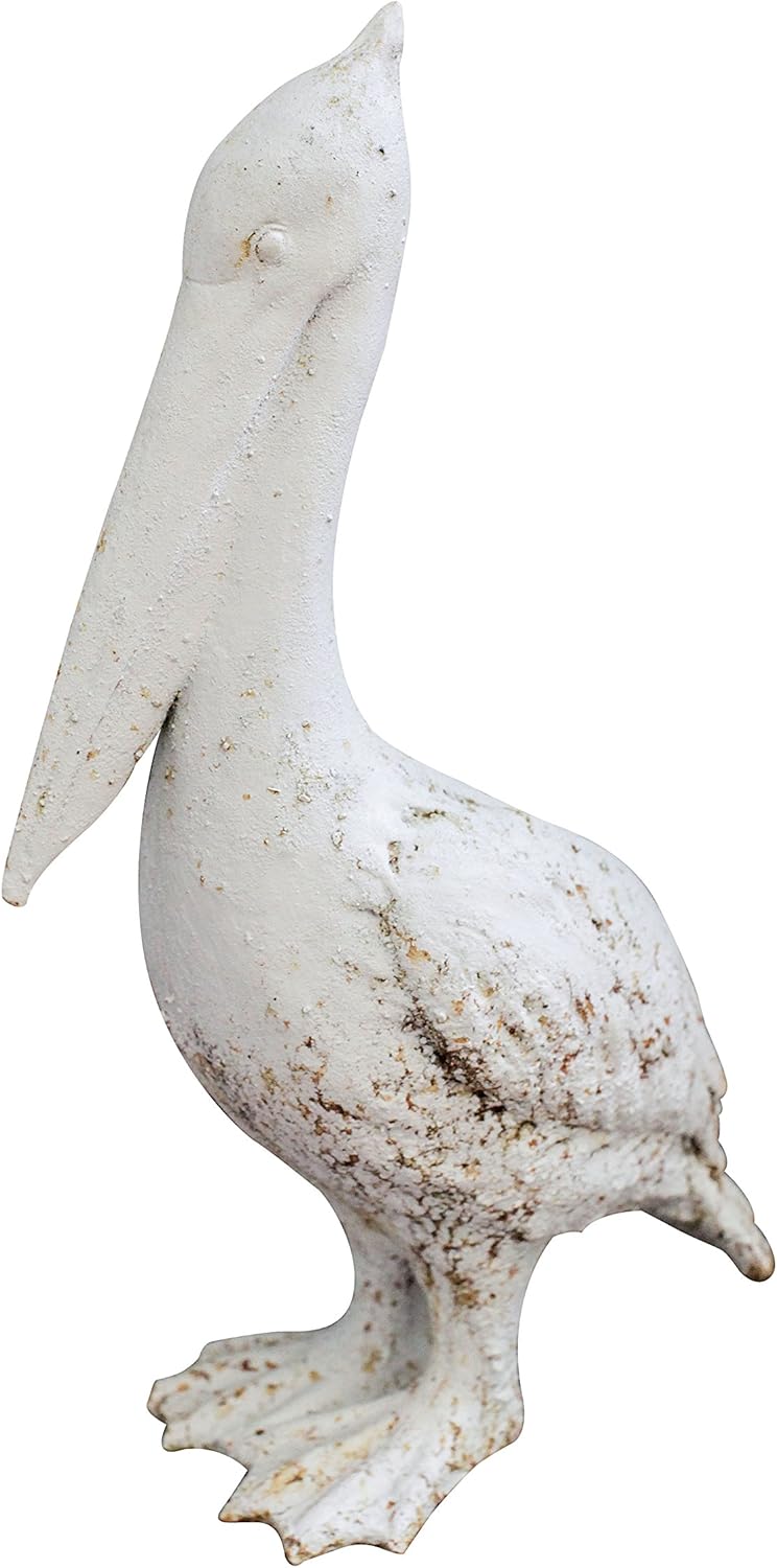 Resin Pelican with Distressed White Finish X830927