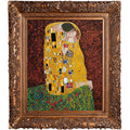 The Kiss Framed Hand Painted Oil on Canvas U2472
