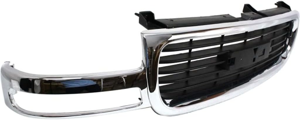 Chrome Shell Painted Black Insert Plastic Grille Assembly A749575