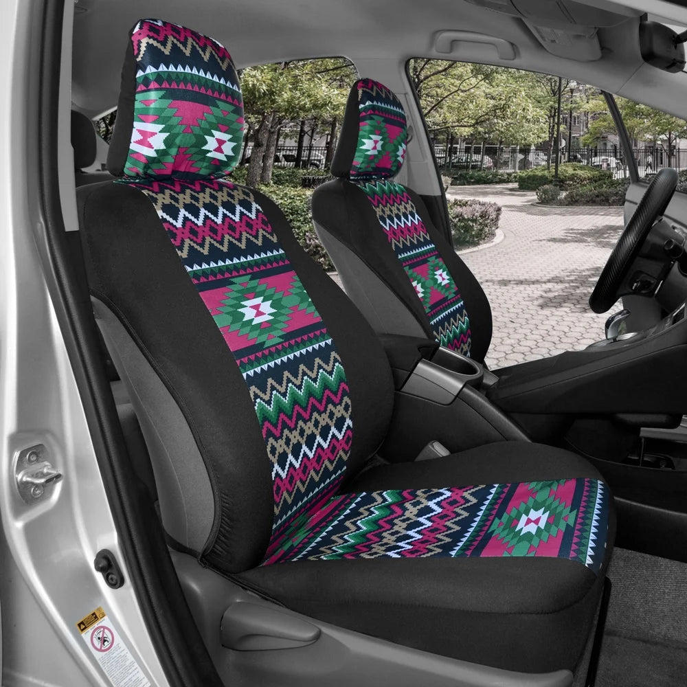 Two Tone Pattern Car Seat Covers R9035