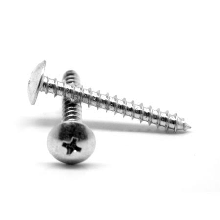 12-11 x 1 1/4 Phillips Truss Head Type A Stainless Steel 18-8 Sheet Metal Screw Pk 1000 N934105