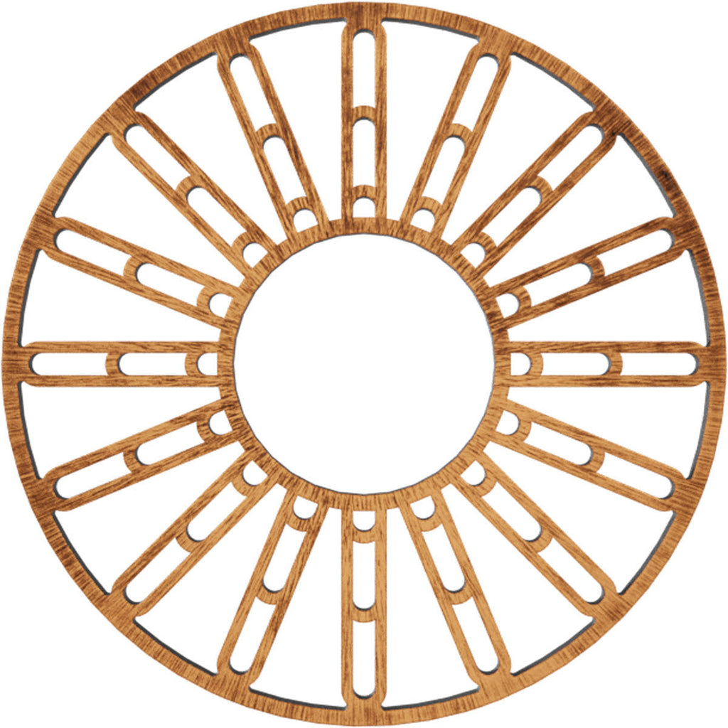 26x22OD x 9 1/2x22ID x 3/4x22P PVC Pierced Ceiling Medallion F930