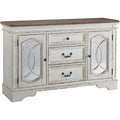 Chipped White and Brown Server L48569