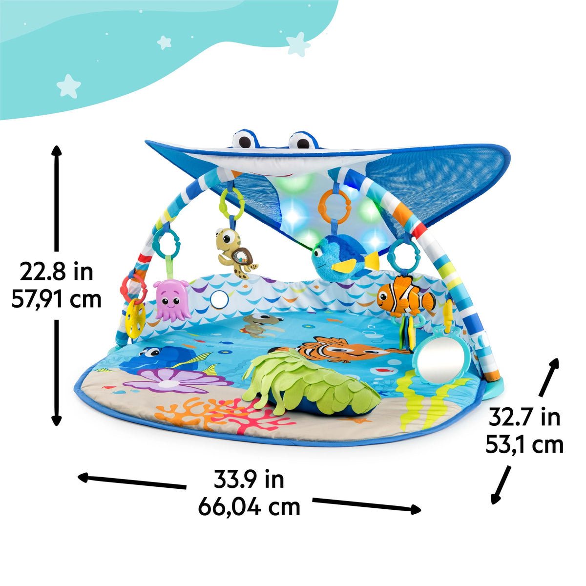 Baby Activity Gym & Tummy Time Play Mat Y151901