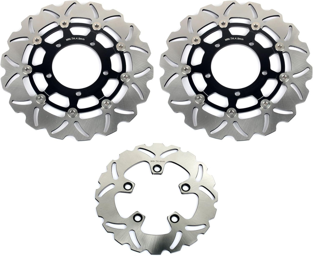 Front Rear Brake Disc Rotor Brake Pads for Suzuki GSXR1000 2007 2008 GSXR600 GSXR750 06 07 I703