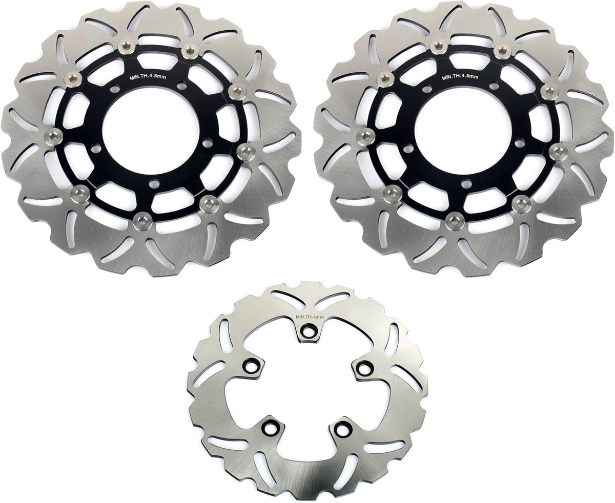 Front Rear Brake Disc Rotor Brake Pads for Suzuki GSXR1000 2007 2008 GSXR600 GSXR750 06 07 I703