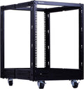 12U Open Frame Server Rack with Casters Y57374