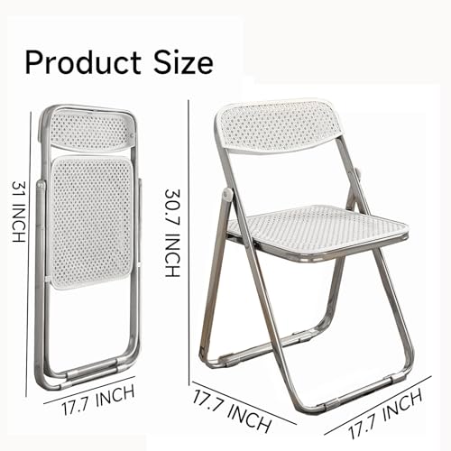 6 Pack Black Plastic Folding Chair P3022