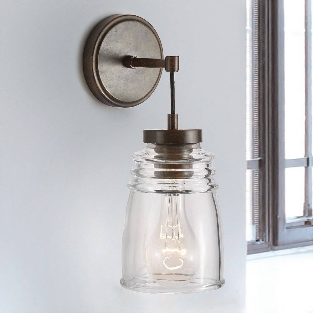 Nordic Grey 1 Light Sconce O120561