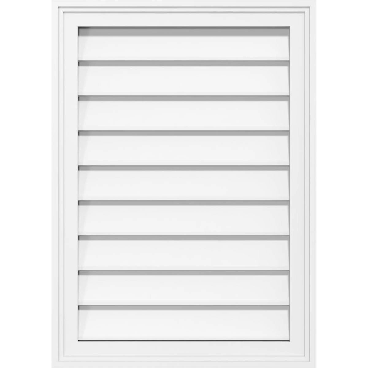 PVC Gable Vent with Brickm T5566