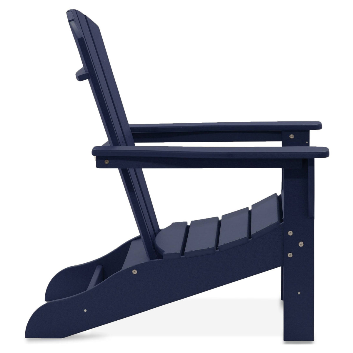 White Recycled Plastic Adirondack Chair A34183