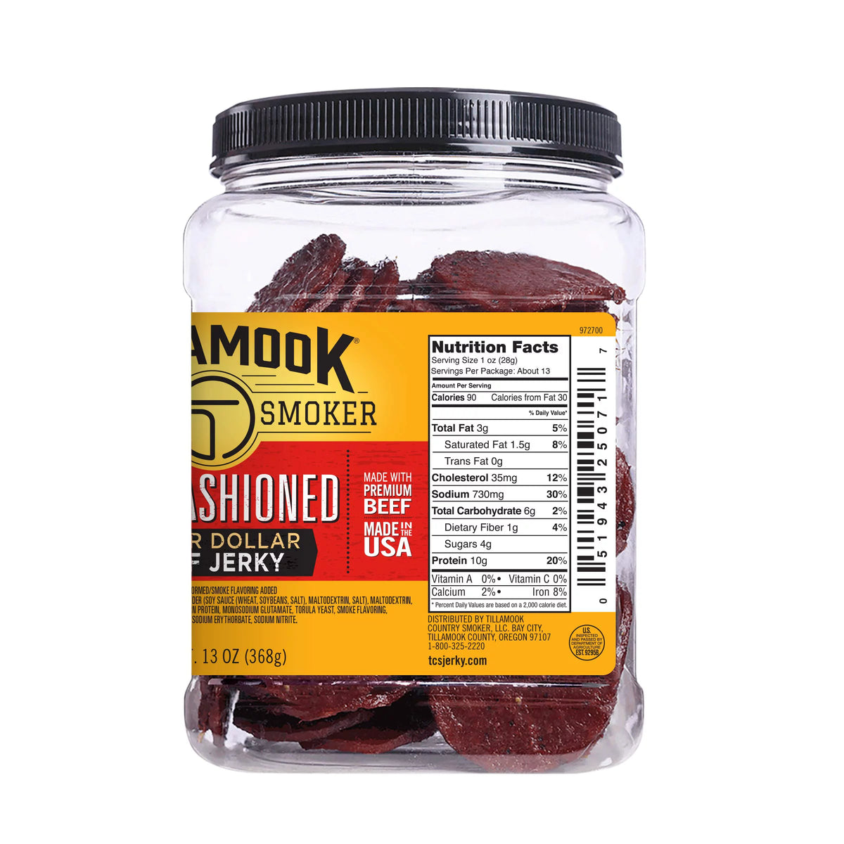 13 Ounce Hardwood Smoked Beef Jerky S771841