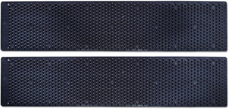 Black 2 Pack Portable Tire Traction Mats U834