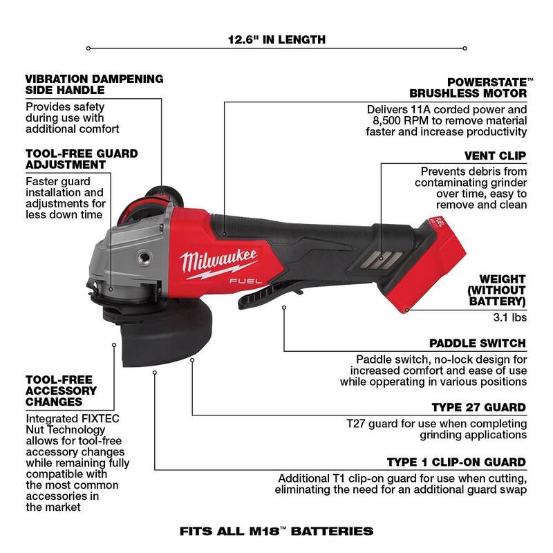 18V Lithium-Ion Brushless Cordless Combo Kit with 5.0 Ah Batteries 7-Tool Q5059
