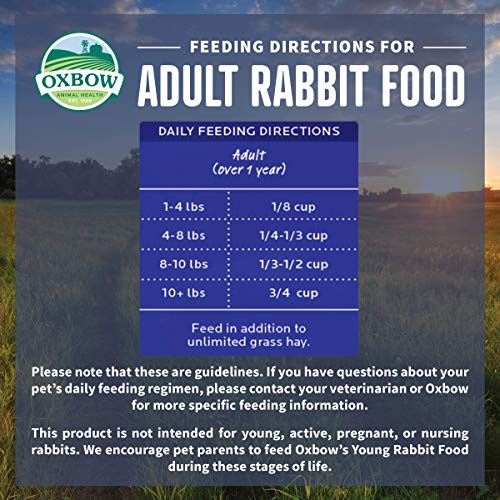 8 Pound Bag Adult Rabbit Food O3024