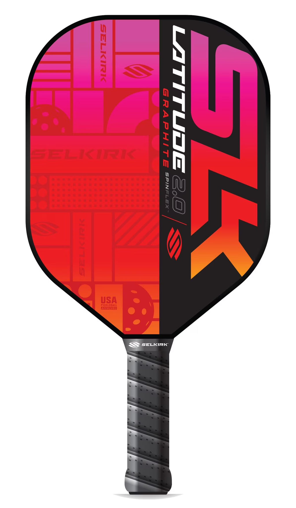 Orange Graphite Pickleball Paddle W9297