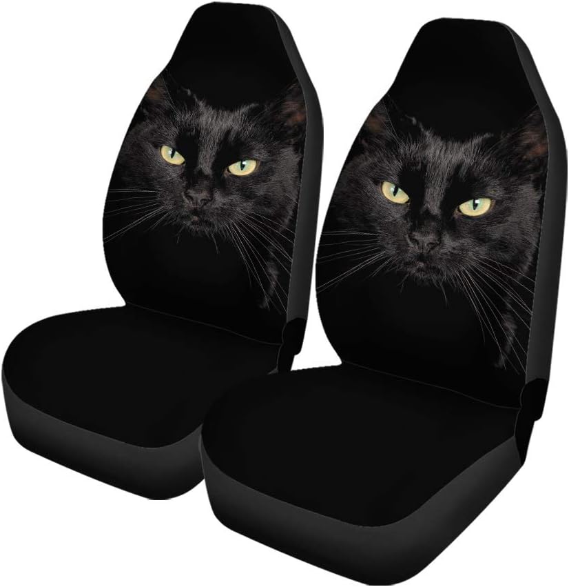Set of 2 Car Seat Covers Turquoise Stripes R89684