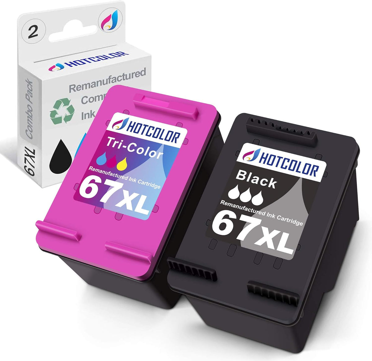 2PK Black/Color Combo Ink Cartridges D8937