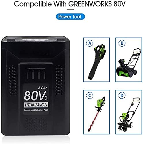 80V 3.0Ah Replacement Lithium Ion Battery Z937