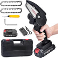 Cordless Electric Mini Chainsaw with 2 Batteries R476285