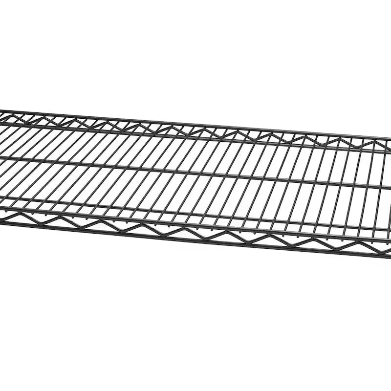 Black 5-Tier Steel Wire Shelving Unit M454