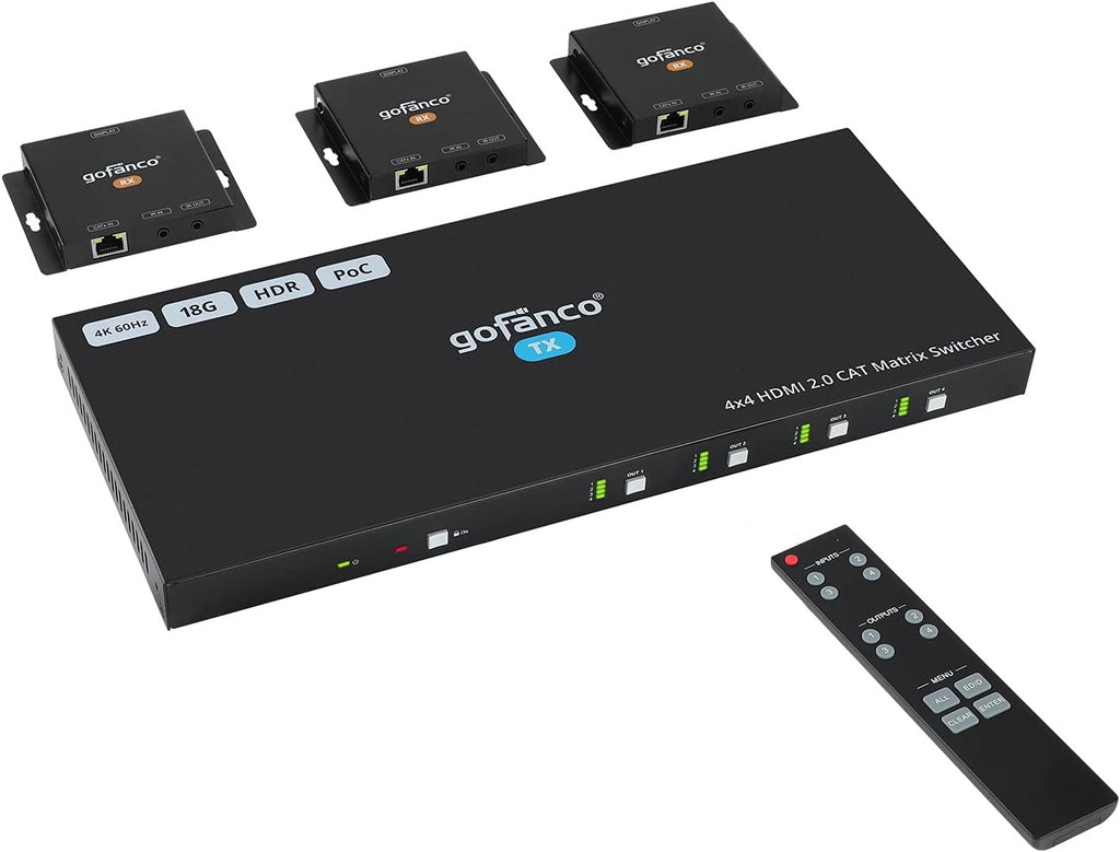 HDMI Extender Splitter 1080p Over Cat5e/Cat6/Cat7 Ethernet Cable Q75725
