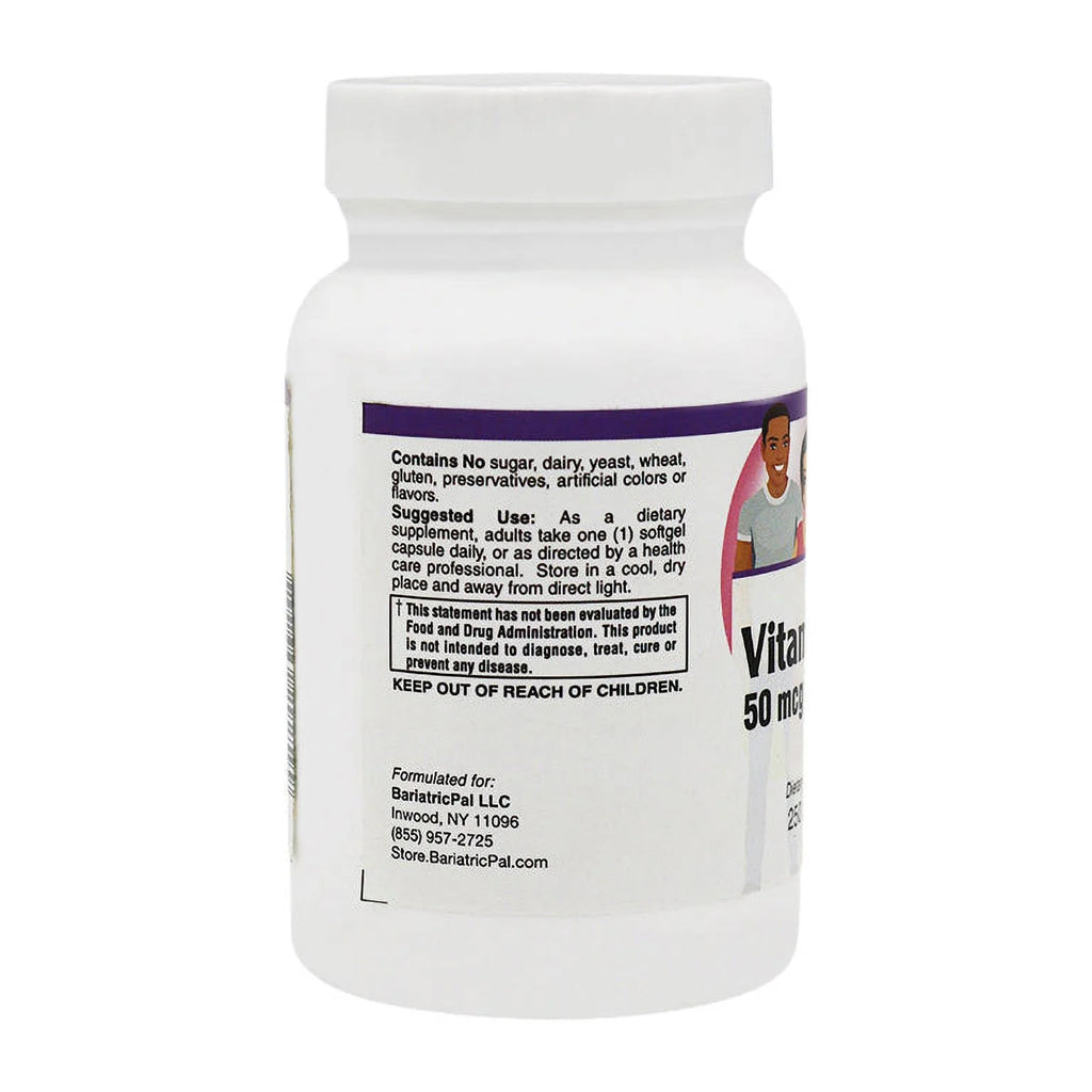 Vitamin D-3 50mcg Vegetarian Softgels 250 Count V39376