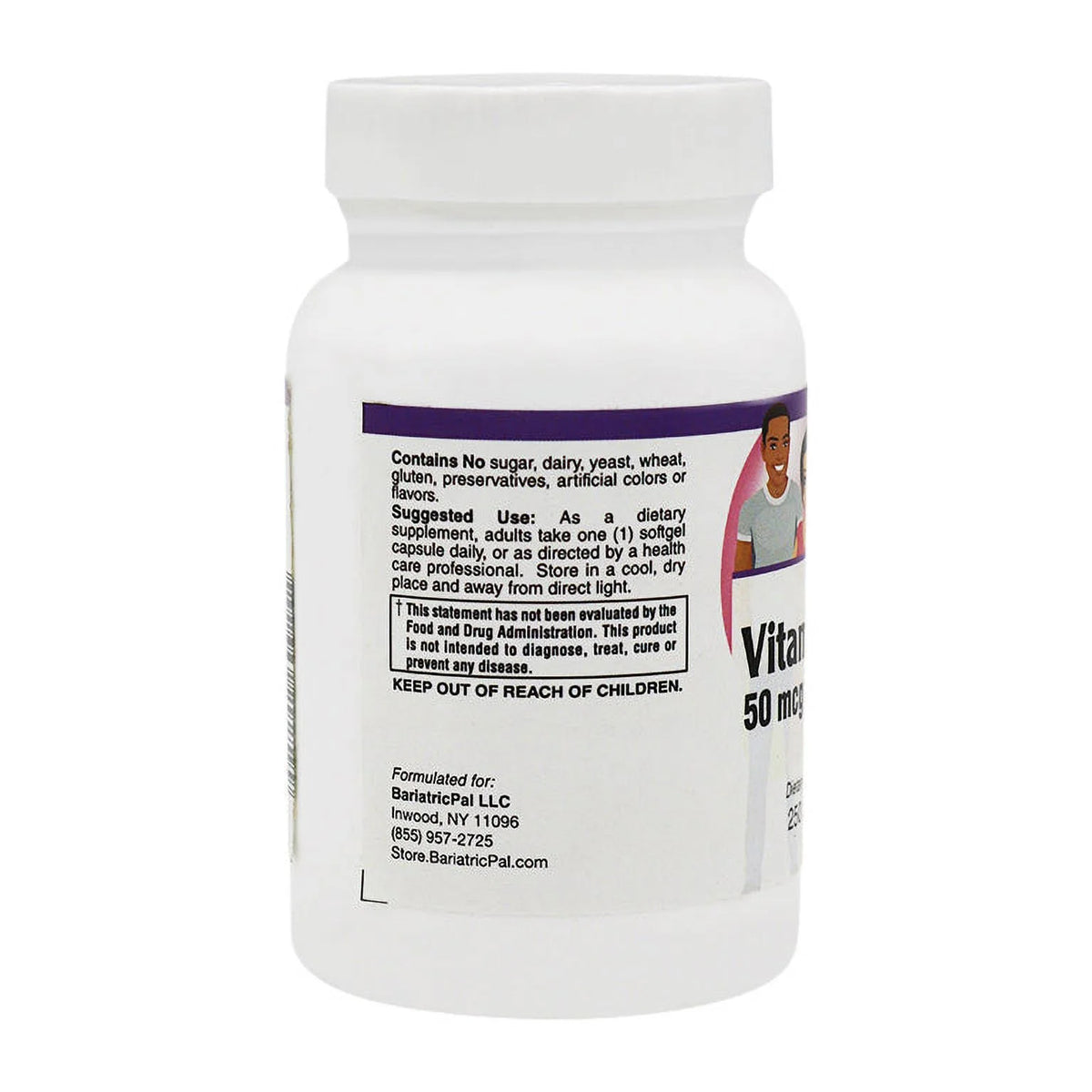 Vitamin D-3 50mcg Vegetarian Softgels 250 Count V39376