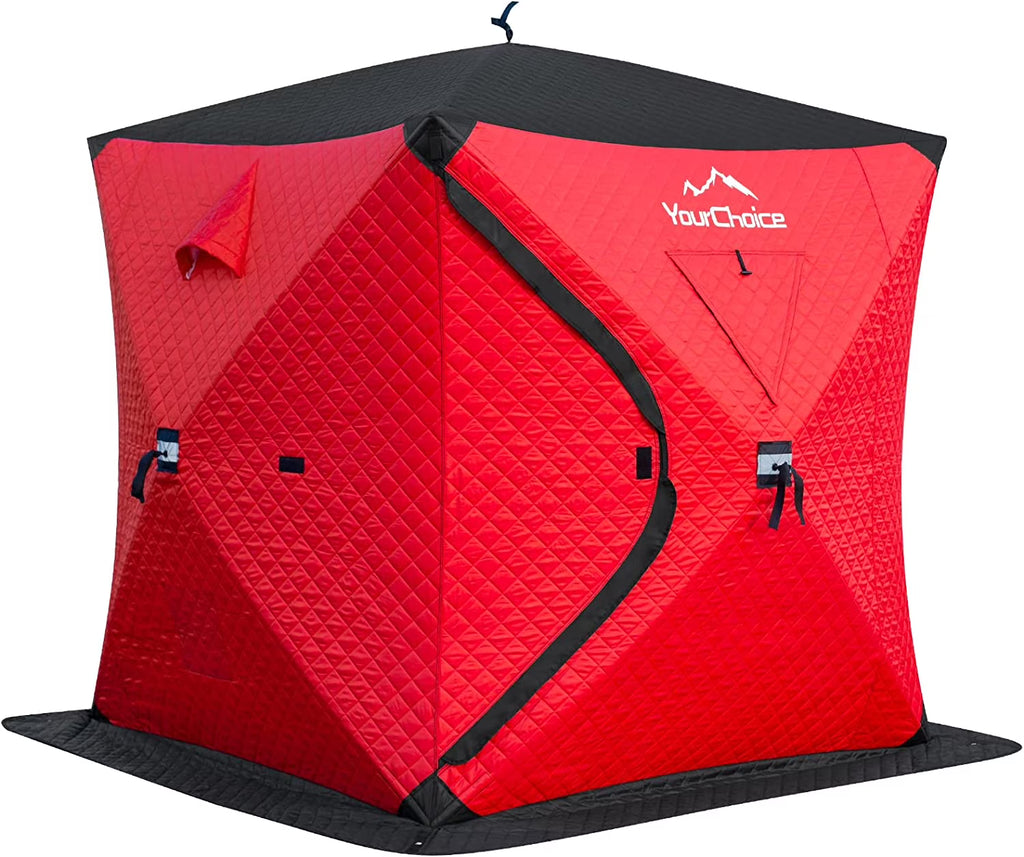 Pop Up 3-4 Person Insulated Ice Fishing Shelter I963670