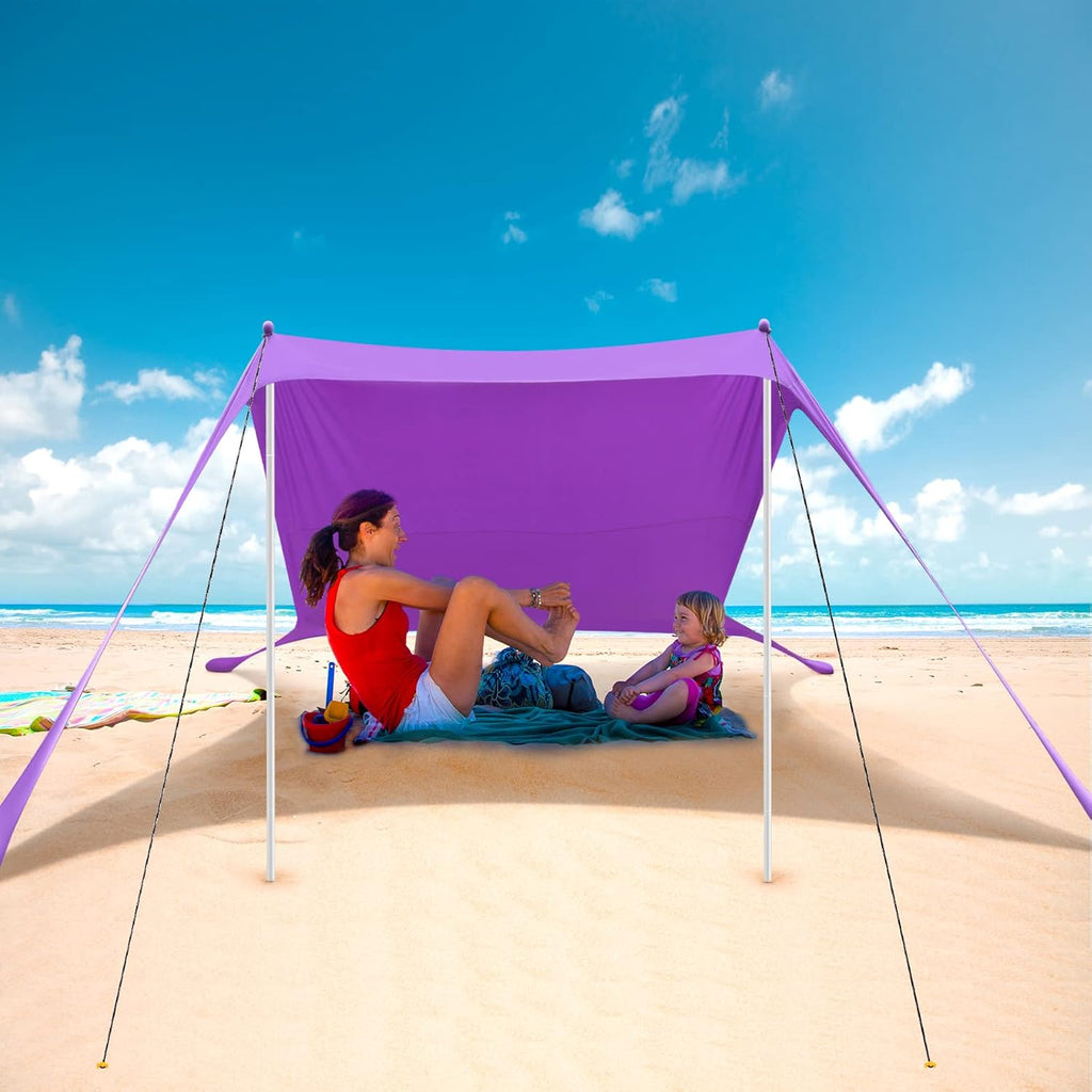 Pop Up Beach Tent Sun Shelter with Storage Bag L279