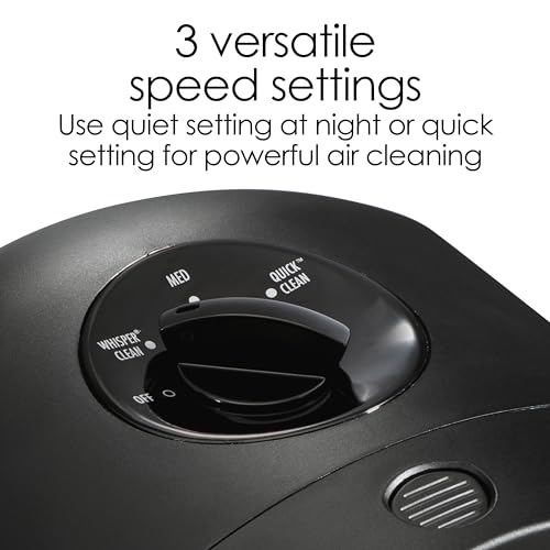Black Air Purifier with HEPA Grade Filter Q28286