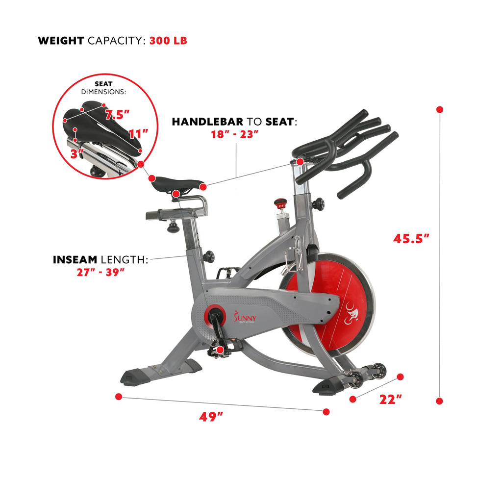 Indoor Cycling Exercise Bike with 44 lb Flywheel O4422