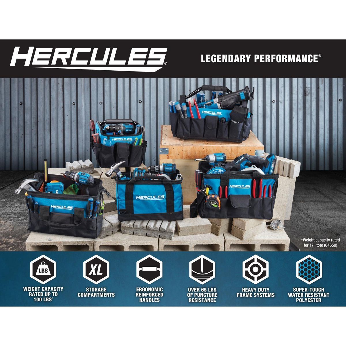 10 in. Tool Tote with 22 Pockets Z884