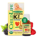 Organic Vitamin K2 Drops 5 mcg per Drop 0.25 Fl Oz Z70099