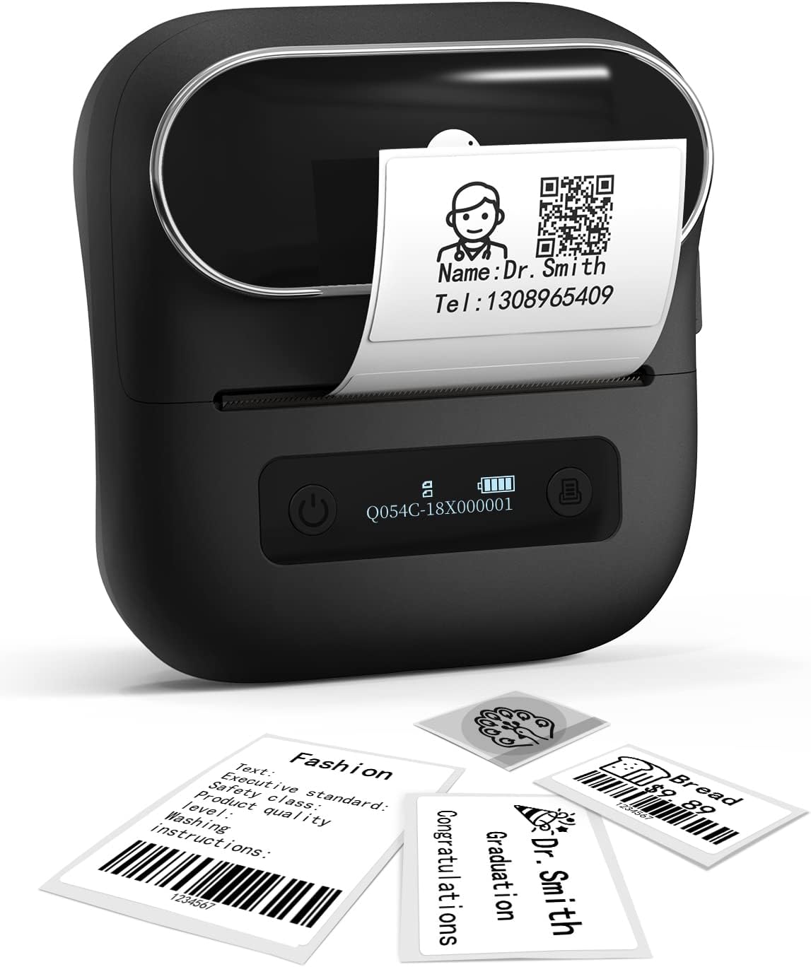 Portable Bluetooth Thermal Label Printer T12602