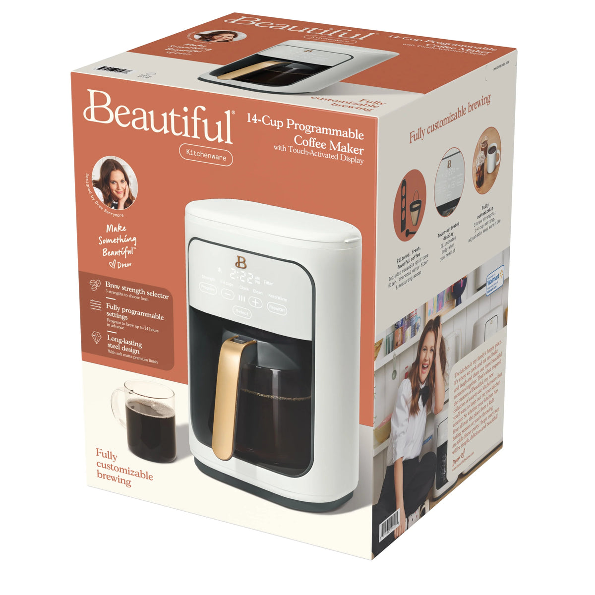 14-Cup Programmable Drip Coffee Maker with Touch-Activated Display K79921