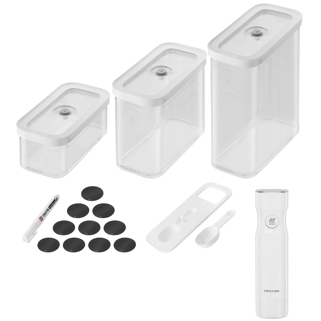 5 Pc Plastic Airtight Food Storage Container Set with Pump L26623