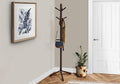 Solid Wood Coat Rack Cappuccino F69658
